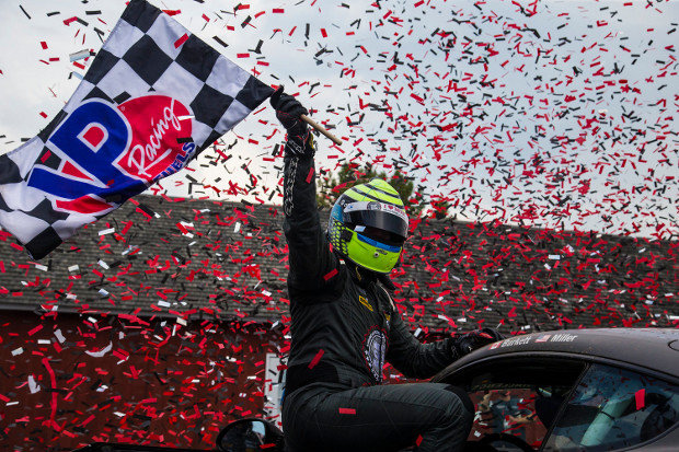 GRAND RAPIDS PRESS: Rain man- Holland sports car driver battles downpour to post win for CJ Wilson Racing